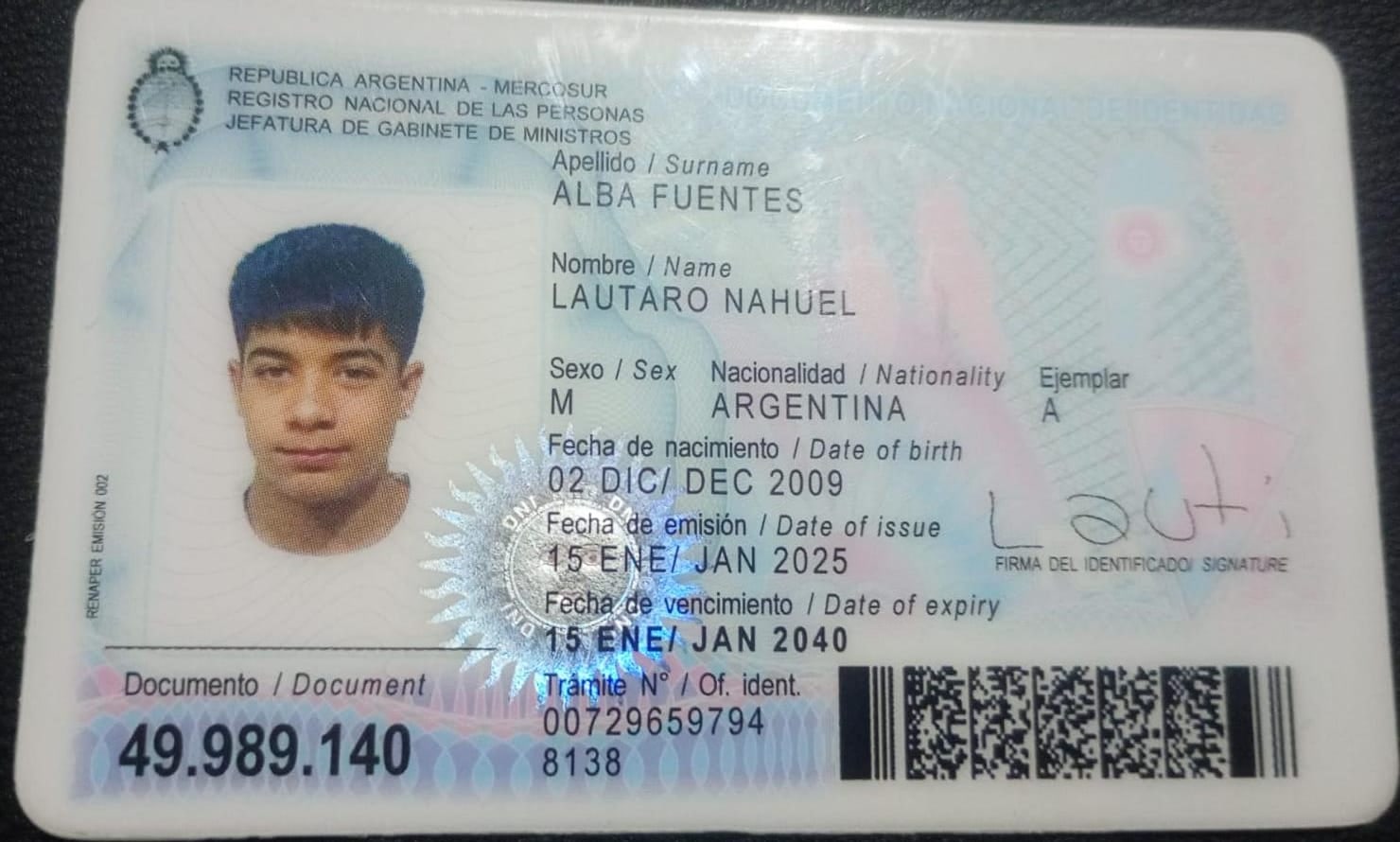 Foto de lautaro Alba