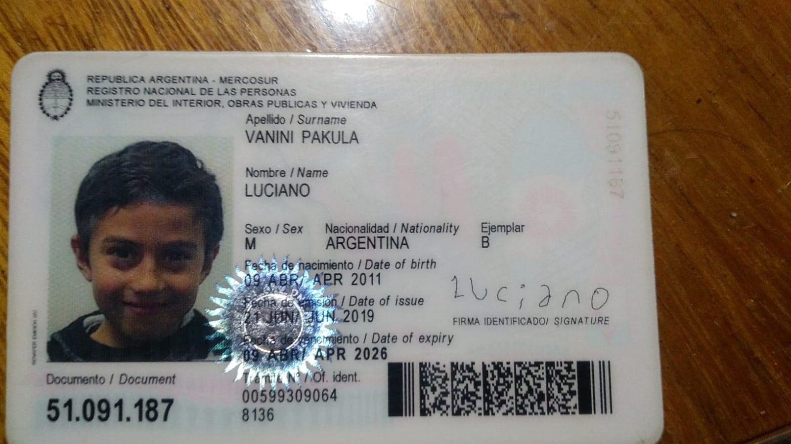 Foto de Luciano Vanini Pakula